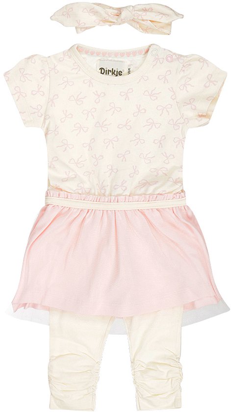 Dirkje Meisjes Kledingset - Soft pink