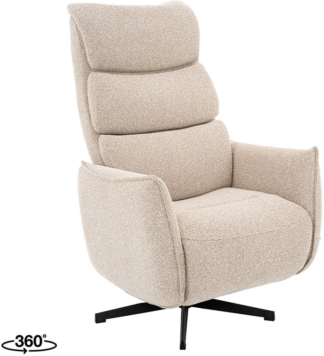 LABEL51 Goteborg Fauteuil - Naturel - Royal Stof - 2-Motorig