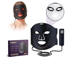EMS Pro LED gezichtsmasker lichttherapie - Anti-aging led masker met rood licht therapie - Led Face mask - infrarood masker - led masker lichttherapie LED Masker - collageen masker - Red Light therapy mask