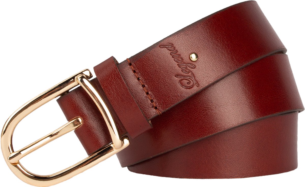 Legend Dames - Leren riem - Cognac - 80cm