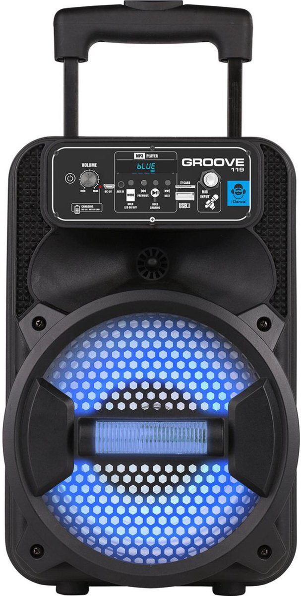 iDance Audio GROOVE214W Bluetooth Party Speaker - Draadloos - Discoverlichting - Karaoke Set - Met Microfoon en Afstandsbediening van iDance Audio — afbeelding 3