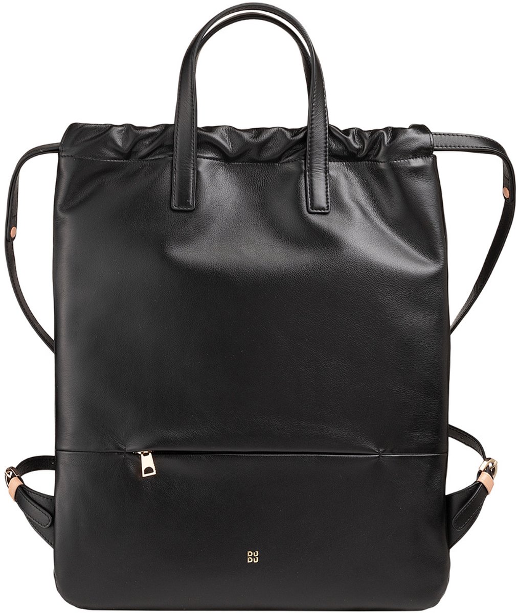 DuDu Ellesmere Stad rugzak Leer 44 cm - black