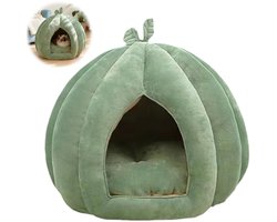 Binnenkattenbedden - Kattenmanden - Kattenhuisjes - Kattententen - Met verwijderbare en wasbare zachte kussens en sierkussens - Zachte kittenbedden - Kattenbedden en -meubels - Dierenbenodigdheden - 45*45*40CM - Geschikt voor kleine huisdieren