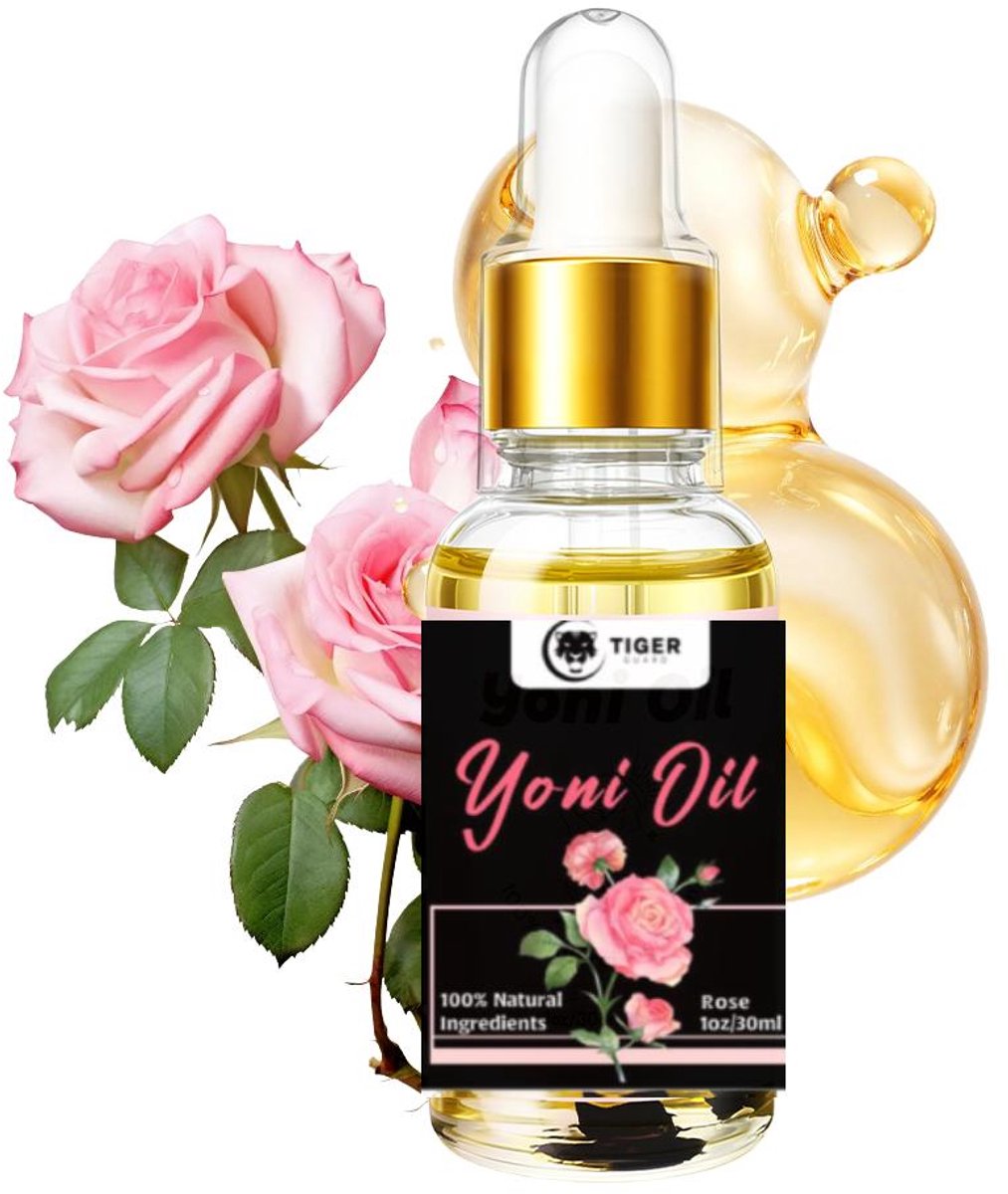 Tiger Guard - Vaginale Olie - Etherische Olie - Yoni Oil - Natuurlijke Olie - Intieme Verzorging - Vaginale Verzorging - Vaginale Gezondheid - Glijmiddel - Antibacterieel - Rose