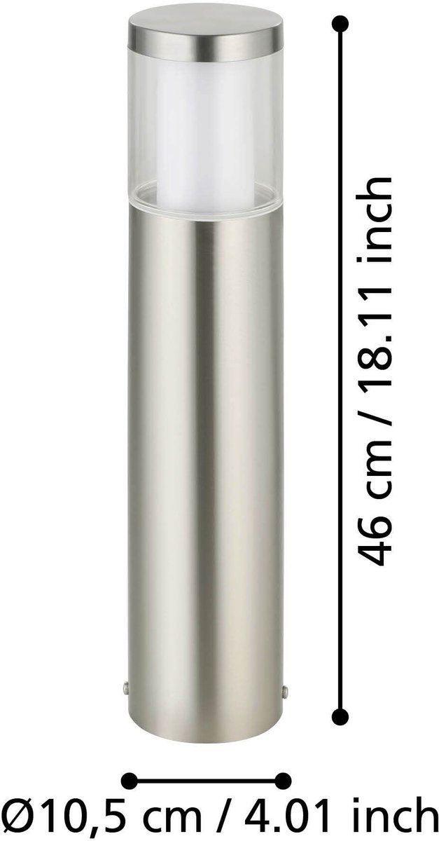 Eglo Basalgo 1 - Buitenverlichting - Led Tuinpaaltje - 1 Lichts - LED