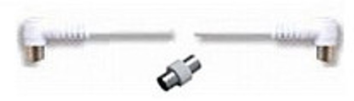 nuovaVideosuono 9/24 coax-kabel 2 m Wit
