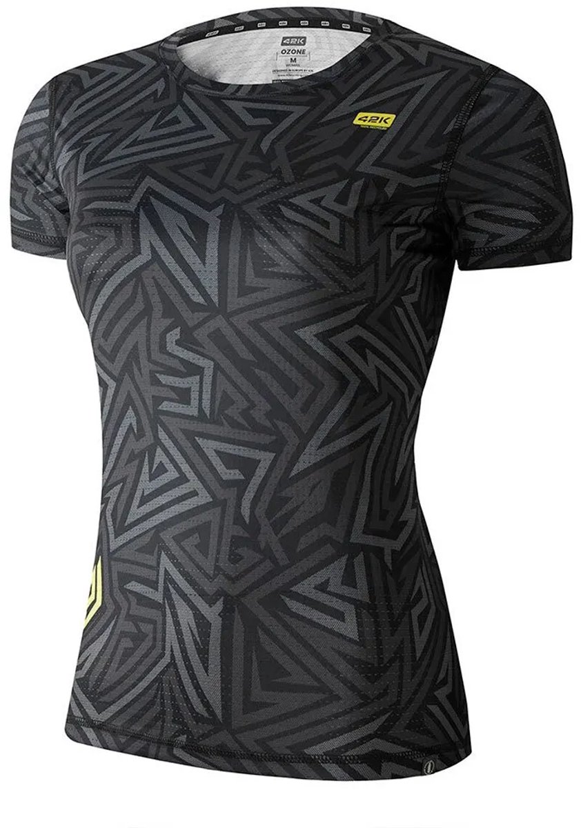 42k Running Ozone T-shirt Met Korte Mouwen Grijs L Vrouw