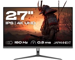 JAPANNEXT Gaming Monitor 27" Dual Mode 160Hz/4K (3840x2160) & 320Hz/FHD (1920x1080) 0.5ms | JN-IPS27G1632UF