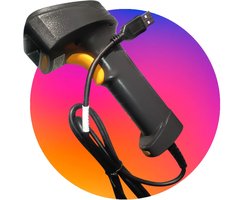 TeleBeni® JZ5800 USB Barcode scanner voor PC, Tablet of Laptop worden verbonden dmv. vaste USB kabel. Voor een tablet gebruikt u een OTG kabel. Perfect voor de meest voorkomende Barcodes en QR codes op diverse ondergronden.