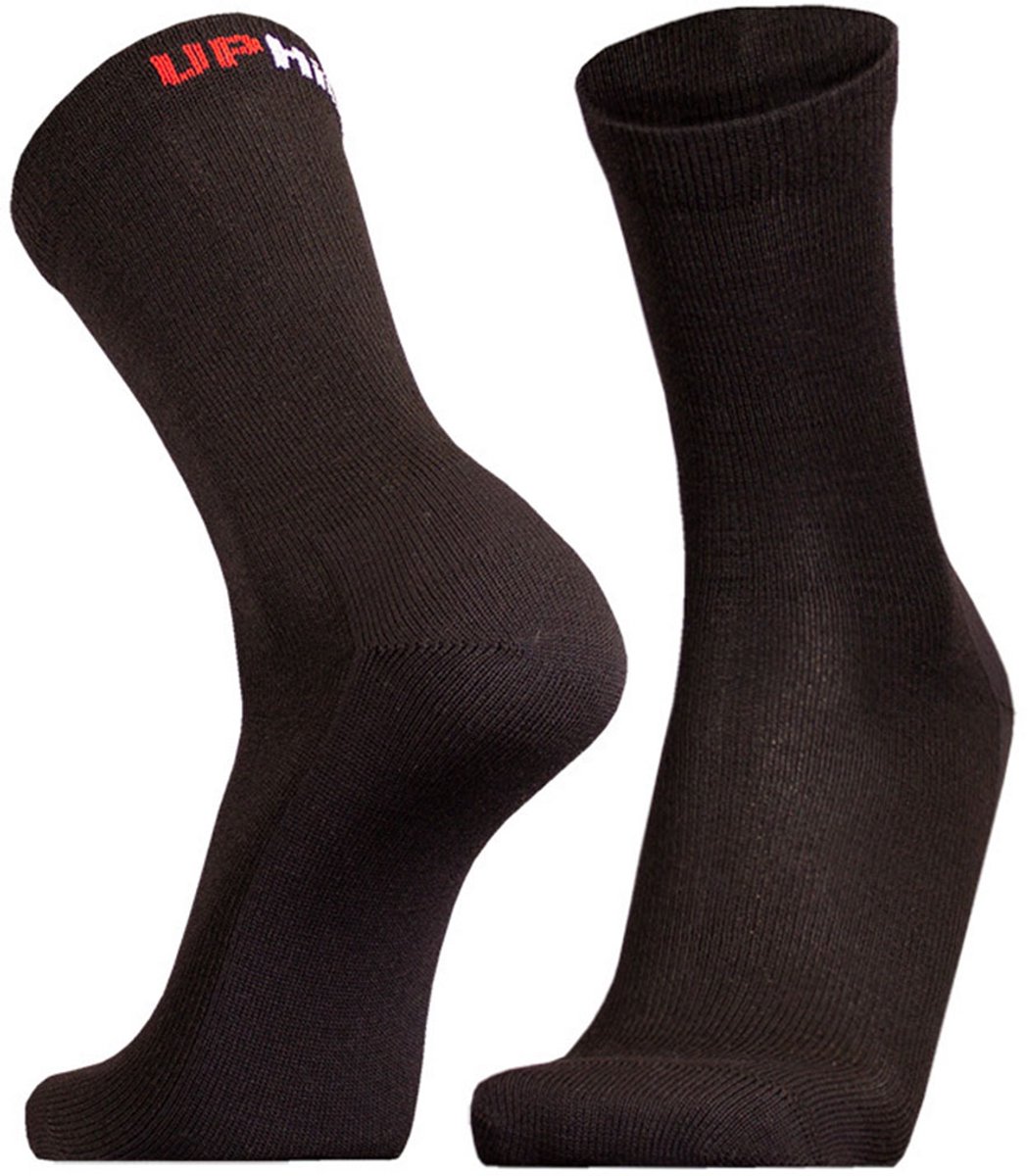 UphillSport 2-Pack Merino Linersokken Dunne Voering Wandelschoen Heren Dames – 35-38 8703 Zwart