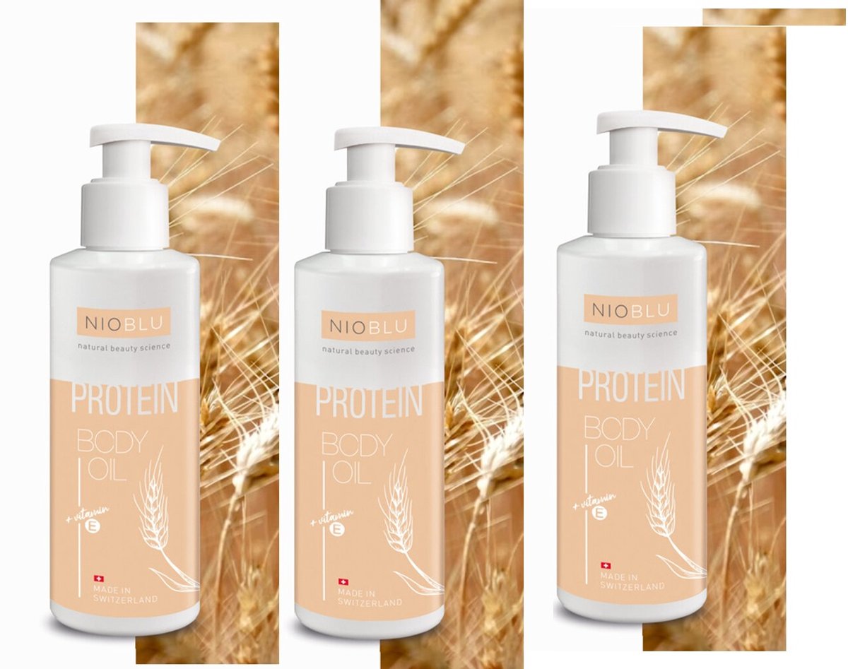 NIOBLU- Protein - Body - Oil - 3-pack