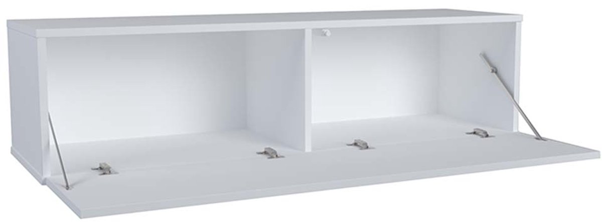 Witte wandtv-kast 140 cm woonkamermeubel tv-standaard
