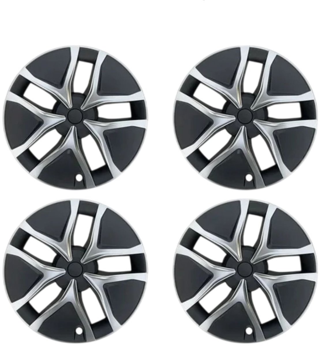 Wieldoppen Tesla Model Y Juniper 19 inch Arachnid – Silver Metallic – Set van 4 – Geschikt voor Tesla Model Y 2025+