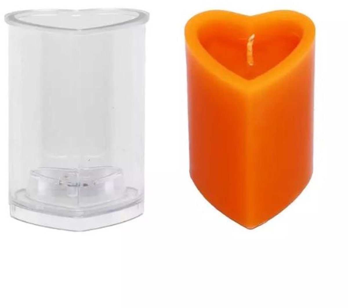 Polar Candle Mold | Heart | 5x7cm