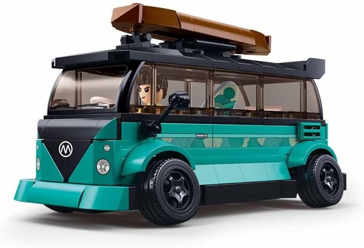 Sluban ModelBricks Surfbus bouwspeelgoed – Constructiespeelgoed – bouwset met 276 bouwstenen – M38-B1191 – vanaf 8 jaar