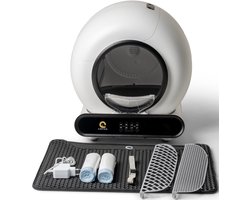 Culina Ultra 2 Zelfreinigende kattenbak - Elektrische Kattenbak - Automatische Kattenbak - Black Edition - Inclusief Mat en Extra Accessoires