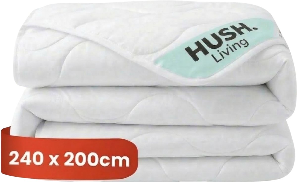 Hush Living - Synthetisch Dekbed - Alle Seizoenen - 240x200 cm - 350 gsm hoogwaardige polyestervezel - Warm en Licht