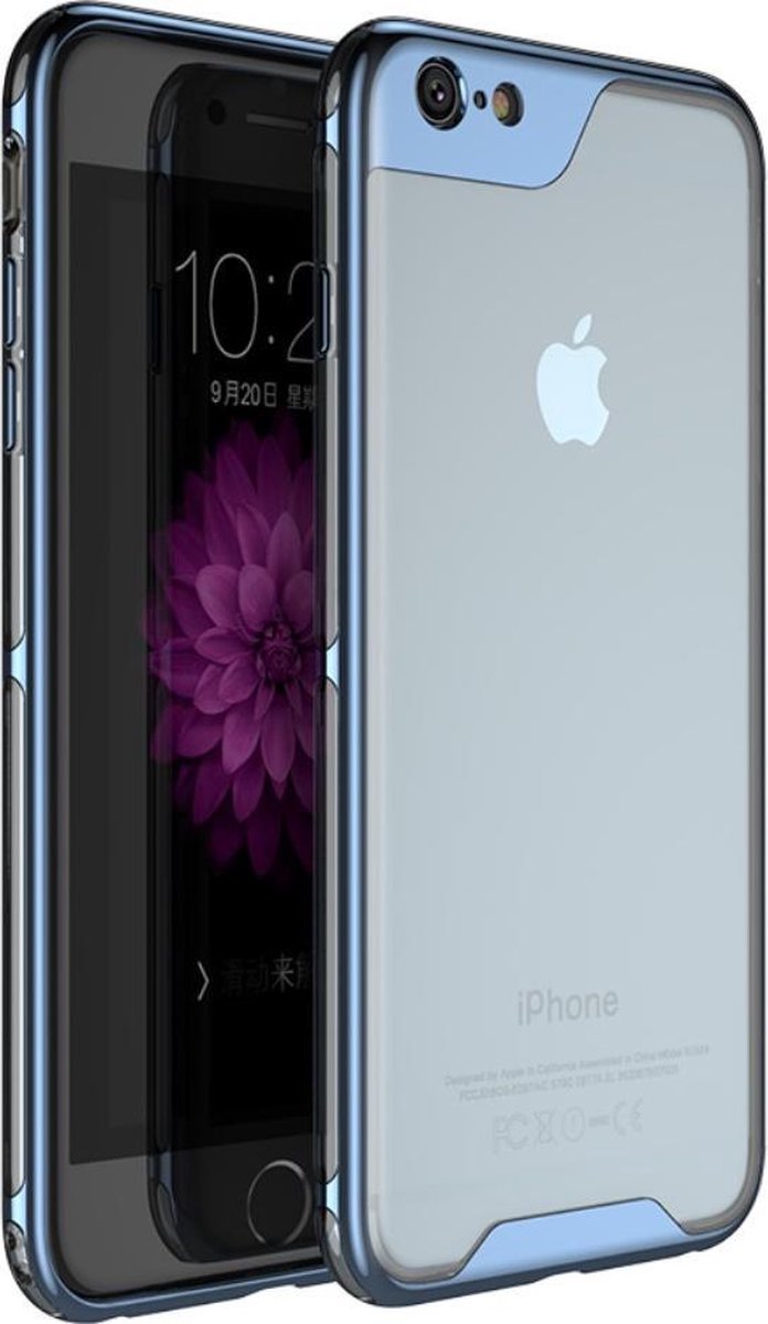 Hardcase Iphone Hoesje - Iphone 6/S Plus - Blauw - Ipaky