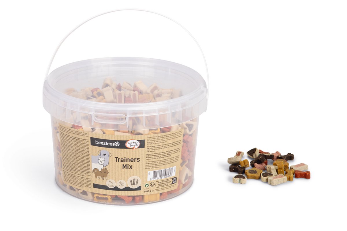 Bol.com Beeztees Trainer Mix - Hondensnack - Voordeel - 1400 gram aanbieding