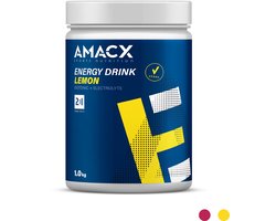 Amacx Energy Drink - Isotone - Elektrolyten - Sportdrank - Electrolytes - Lemon - 1000g - 32 servings