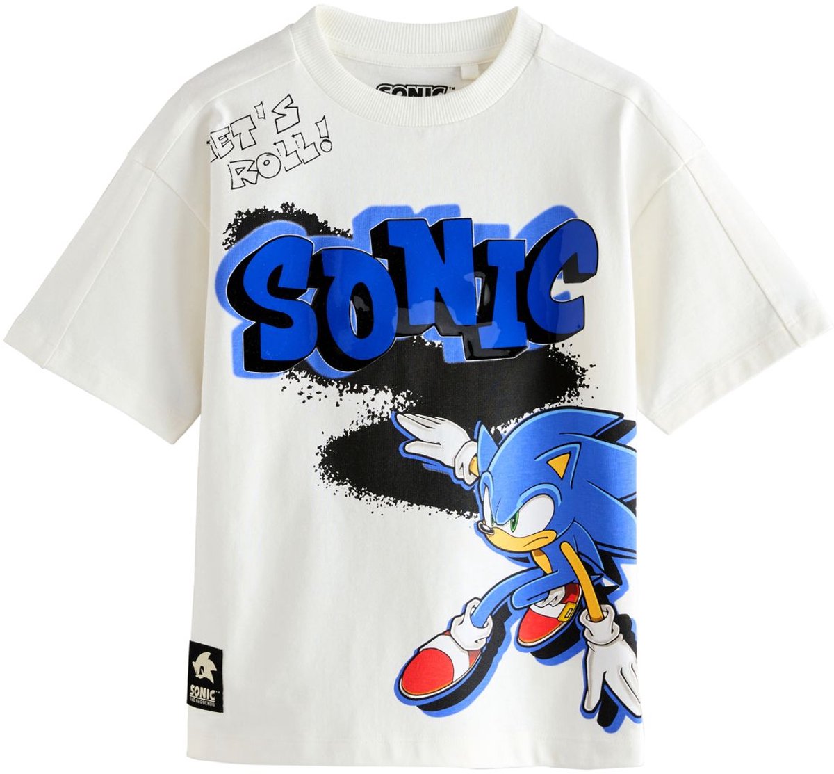 Next - Jongens - Sonic T-shirt - Crème