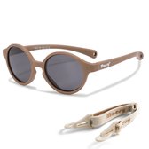 Maesy Baby Zonnebril Noah - 0 t/m 2 Jaar - Elastiek - Flexibel - UV400 Bescherming - Zonnebril Kind - Taupe Bruin