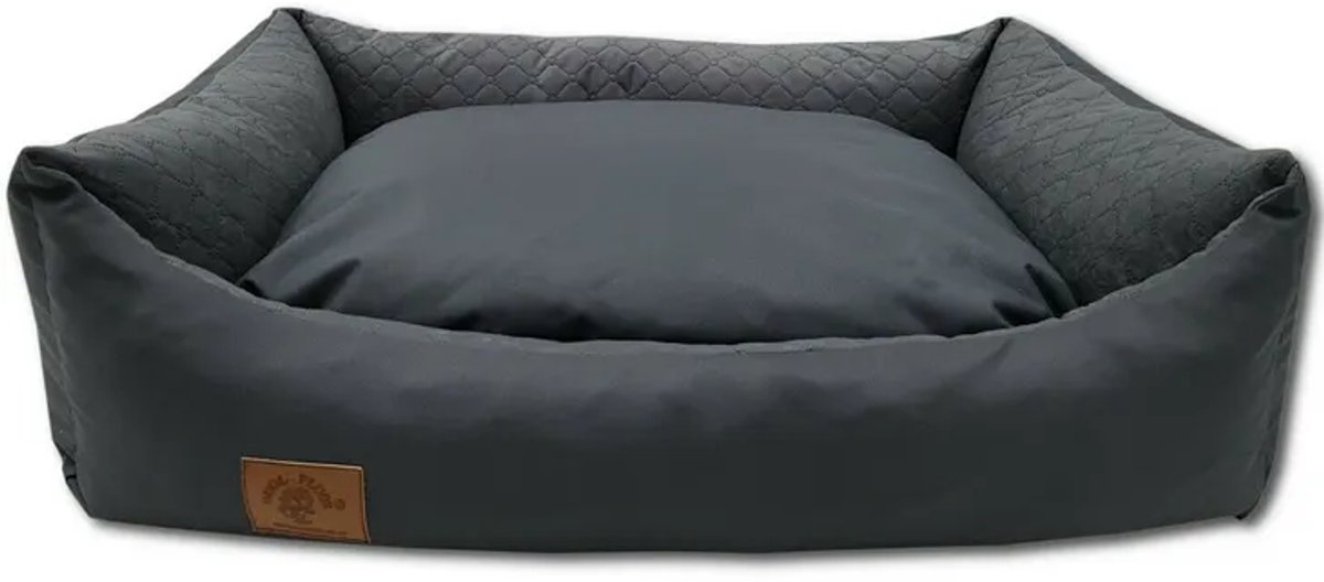 Hondenbed 100×70 cm – Zachte en Stevige Kanape voor Kleine en Middelgrote Honden – Comfortabel en Duurzaam, grafiet