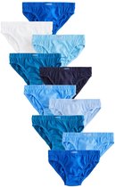 Next - Jongens - Set van 10 onderbroeken van 100% katoen - Blauw