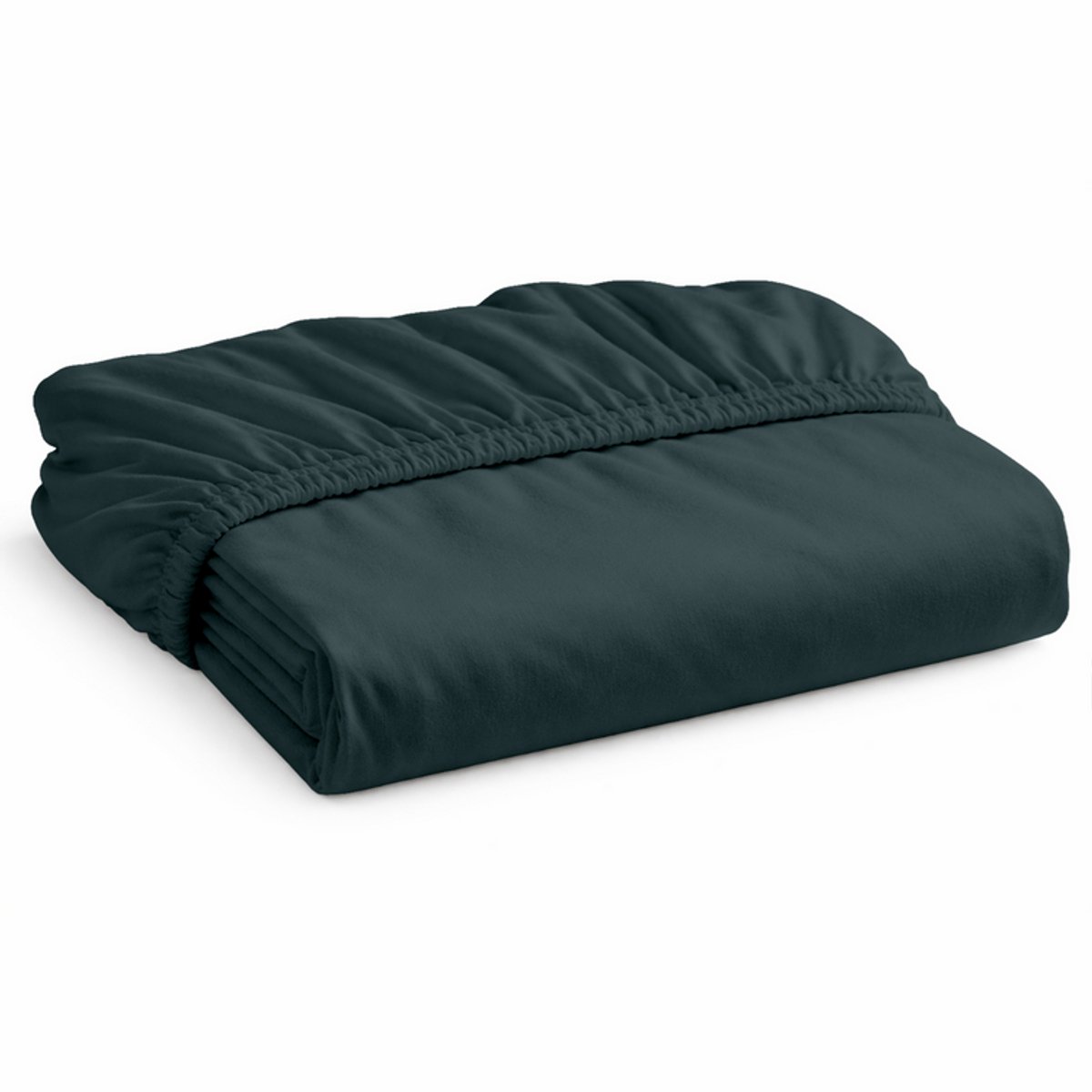 Decoware hoeslaken - Jersey - Donkergroen - 180x200 cm - Elastiek rondom