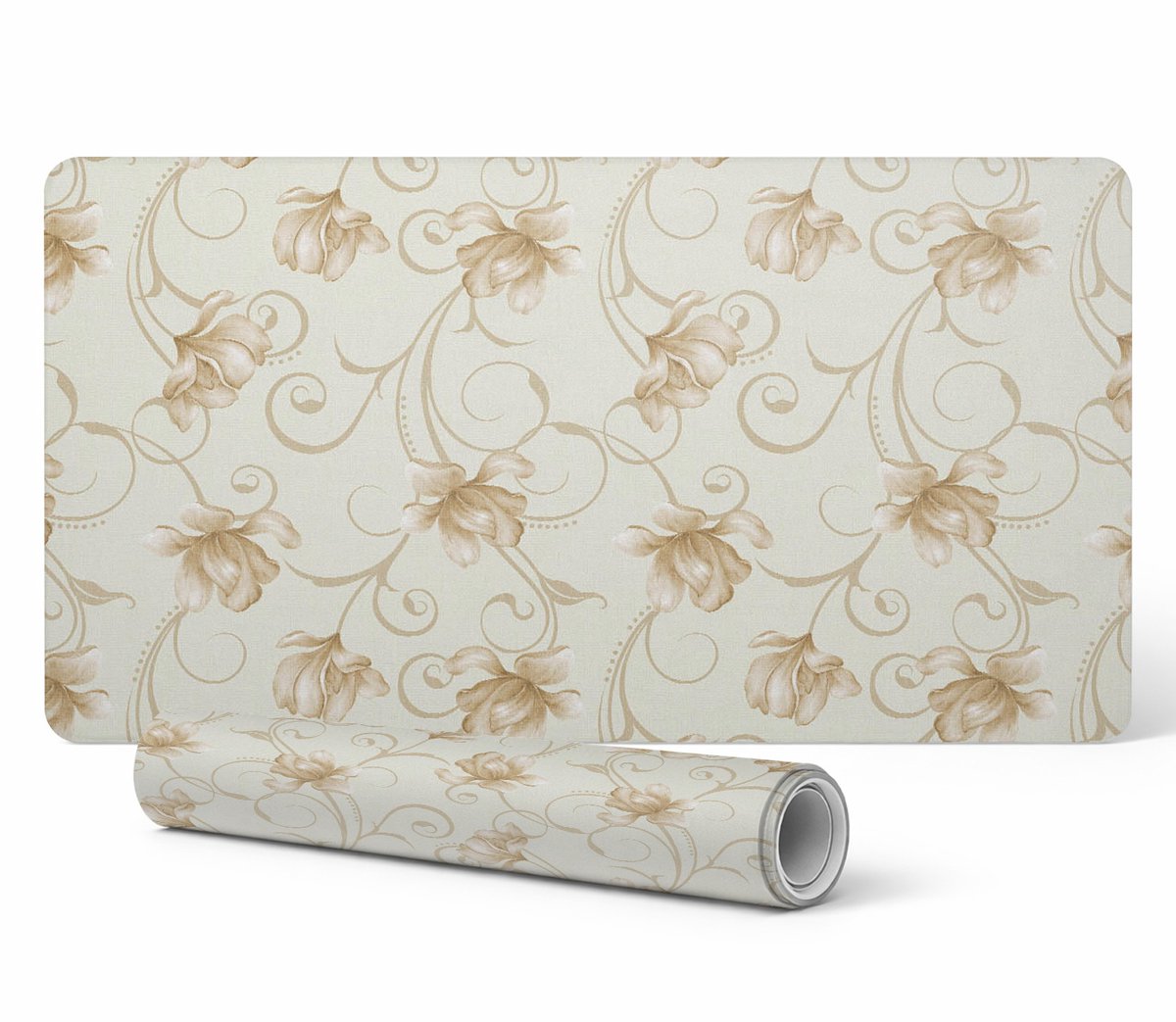 Antislip gamingmuismat met bloemenmotief 120x60 cm