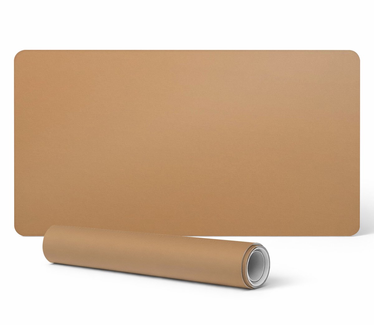 Decoratieve tafelmat met hoogwaardige print, oranje kleur, 90x45 cm