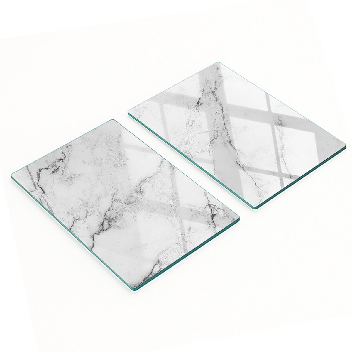Multifunctionele decoratieve keukenplanken van gehard marmer, 2x40x52 cm