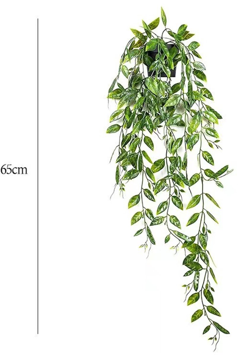 Me me me 1 stuk kunstmatige hangplant, nep-eucalyptusplant in pot, voor binnen, slaapkamer, boho badkamer, huis, wandplankdecoratie,Stijl 5