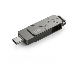 DM USB Stick 512GB - Grand stockage - USB-C & USB 3.2 Dual Flash Drive - 150MB/s OTG - Résistant aux chocs