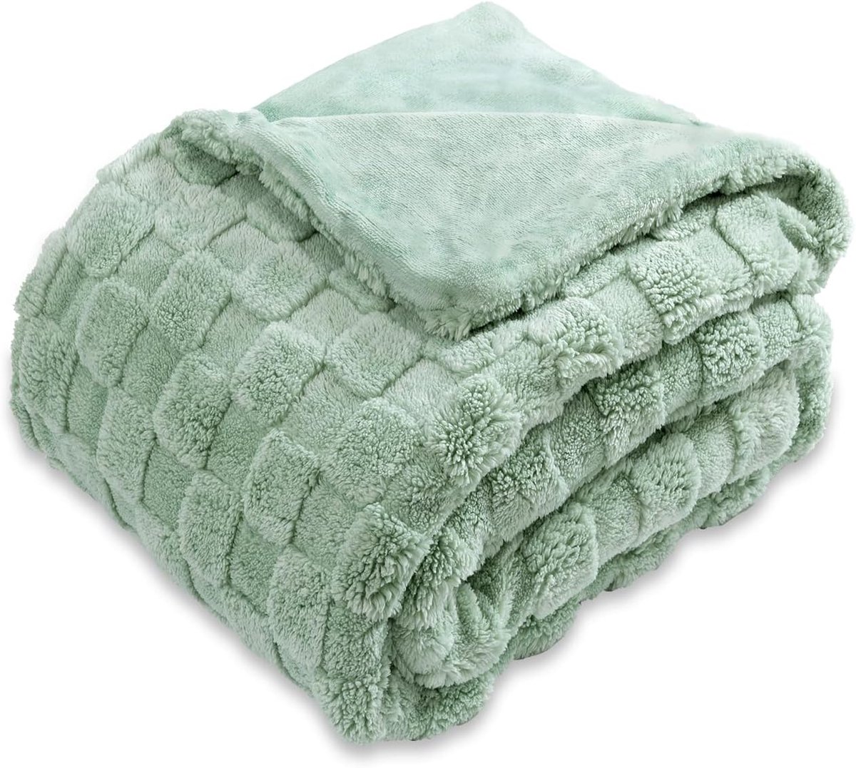 Knuffeldeken Fleecedeken - Pluche Woondeken - Bank Kamer Decoratie - Dubbelzijdig Zacht - 560 Gram