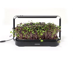 Smart Garden Kit met LED Groeilamp – Microgreens & Kruiden Binnen Kweken – Indoor Kruidentuin – 12U Timer – Mini Moestuin voor Keuken of Vensterbank