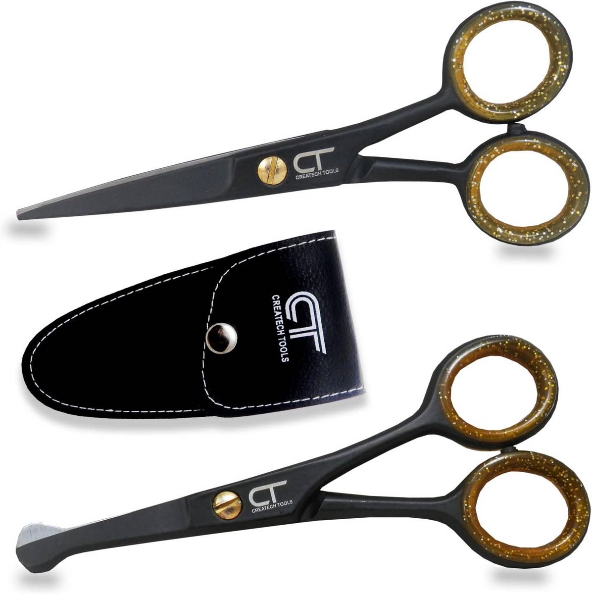 Kleine Scharen Set - Haar Trimmer - Precisie Knippen - Veiligheidsmodel Ronde Tip - 4.5 Inch