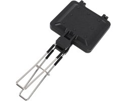 Sandwich Maker - Tosti Pan - Kamperen en Thuis - Dubbelzijdig Grillen - 33 cm Lengte