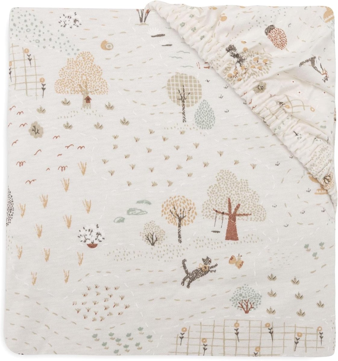 Hoeslaken Kinderbed - Jersey Lakens - Babykamer Comfort - Oeko-Tex Gecertificeerd - 60x120 cm - Natuurlijke Tinten