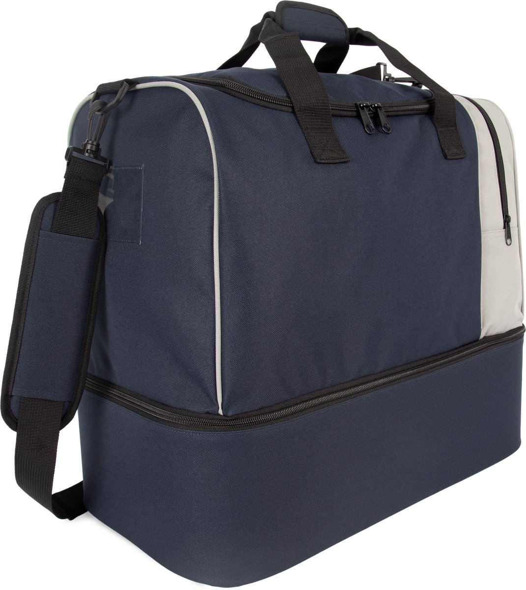 Grote Sporttas met Zijvak - Grote Sporttas - Zijvak - Weekendtas - Sport - Navy