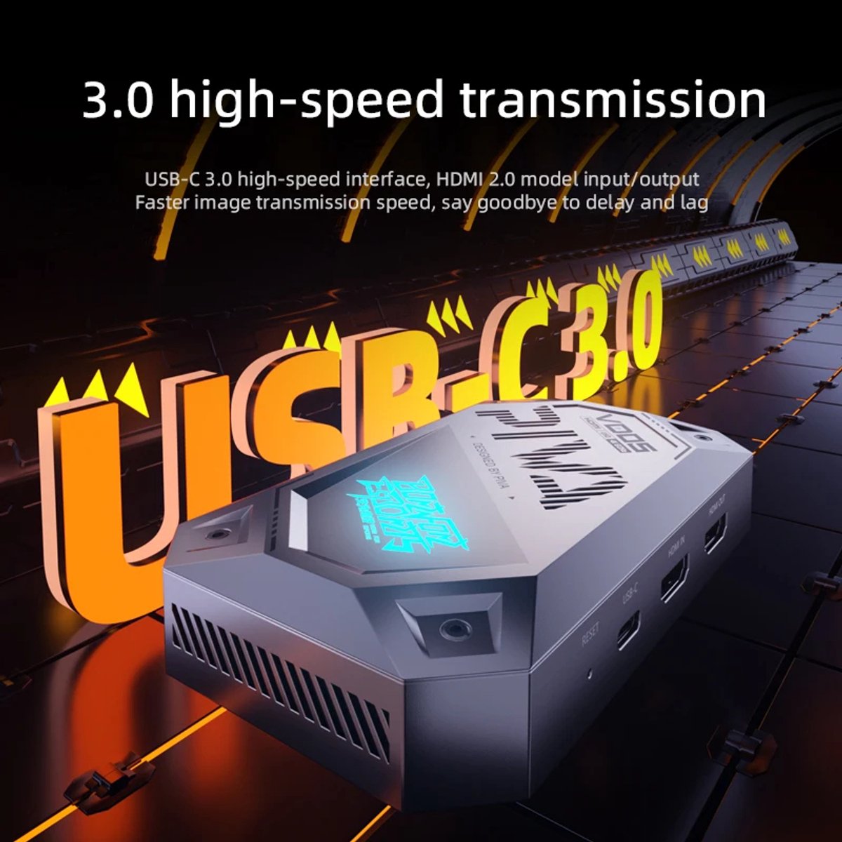 Xcruiser 4K HDMI Capture Card USB 3.0 – Video Capture voor Streaming, OBS, TikTok Live, YouTube, PS5, Xbox & Nintendo Switch – Plug & Play thumbnail 3