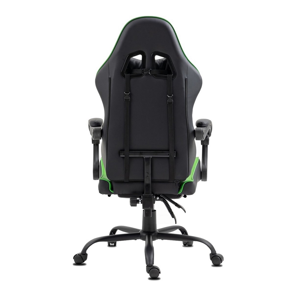 Delman Gaming Stoel met Massage en Voetsteun – Ergonomische Bureaustoel met Hoofdsteun, Verstelbare Rugleuning tot 135°, 360° Draaibare Game Stoel voor Gaming en Thuiswerken – foto 6