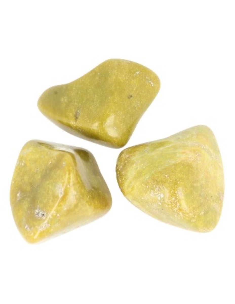 Opaal groen 250 gr. trommelstenen (mt3)