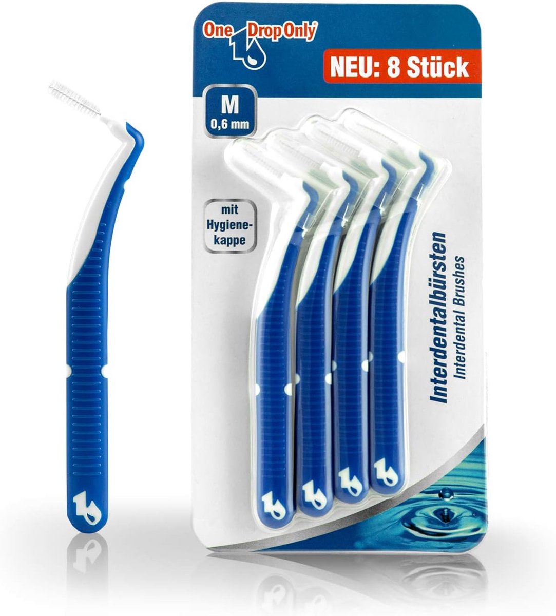 Interdentale Borstels - Tandenstokers - Tussentand Reiniging - Buigzame Handgreep - 06 mm Maat M