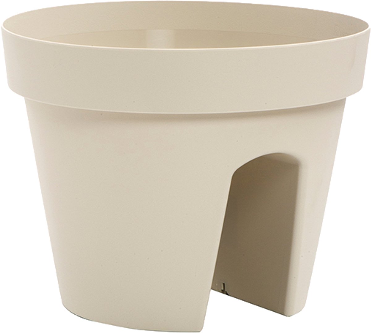 Elezza Soprea Balkon Bloempot Ø29 x H23 cm - Amandel