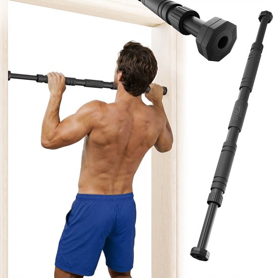 Trex Sport TX-010PB – Pull up Bar Deurpost – Deurrek voor Optrekken – Telescopisch – Optrekstang Deurpost – Verstelbaar – 60-100 cm – Max. 200 kg
