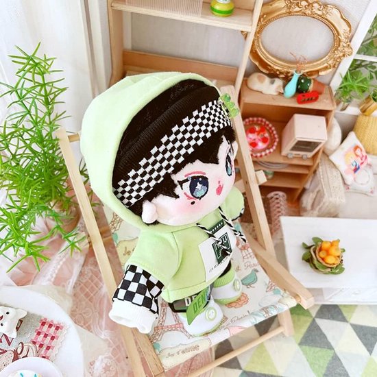 Pluchen Knuffel Outfit Set - Kleding en Accessoires voor 20cm Cadeaupop van Merkloos — afbeelding 5