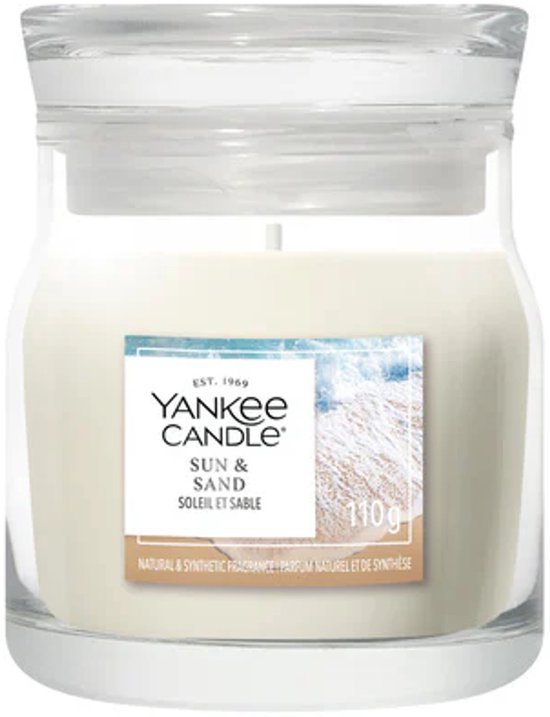 Yankee Candle - Sun & Sand Small Jar Geurkaars - tot 30 branduren