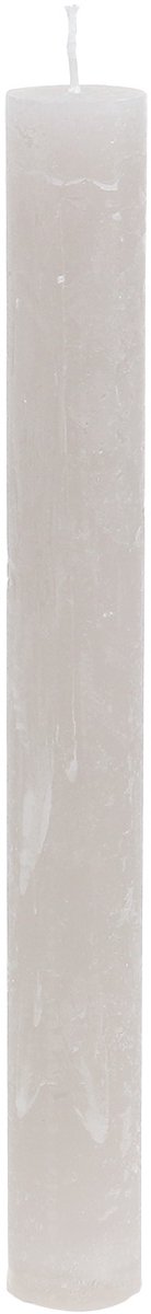Taper kaarsen effen grijs 34mm x 300mm 4 st, 4 Stück
