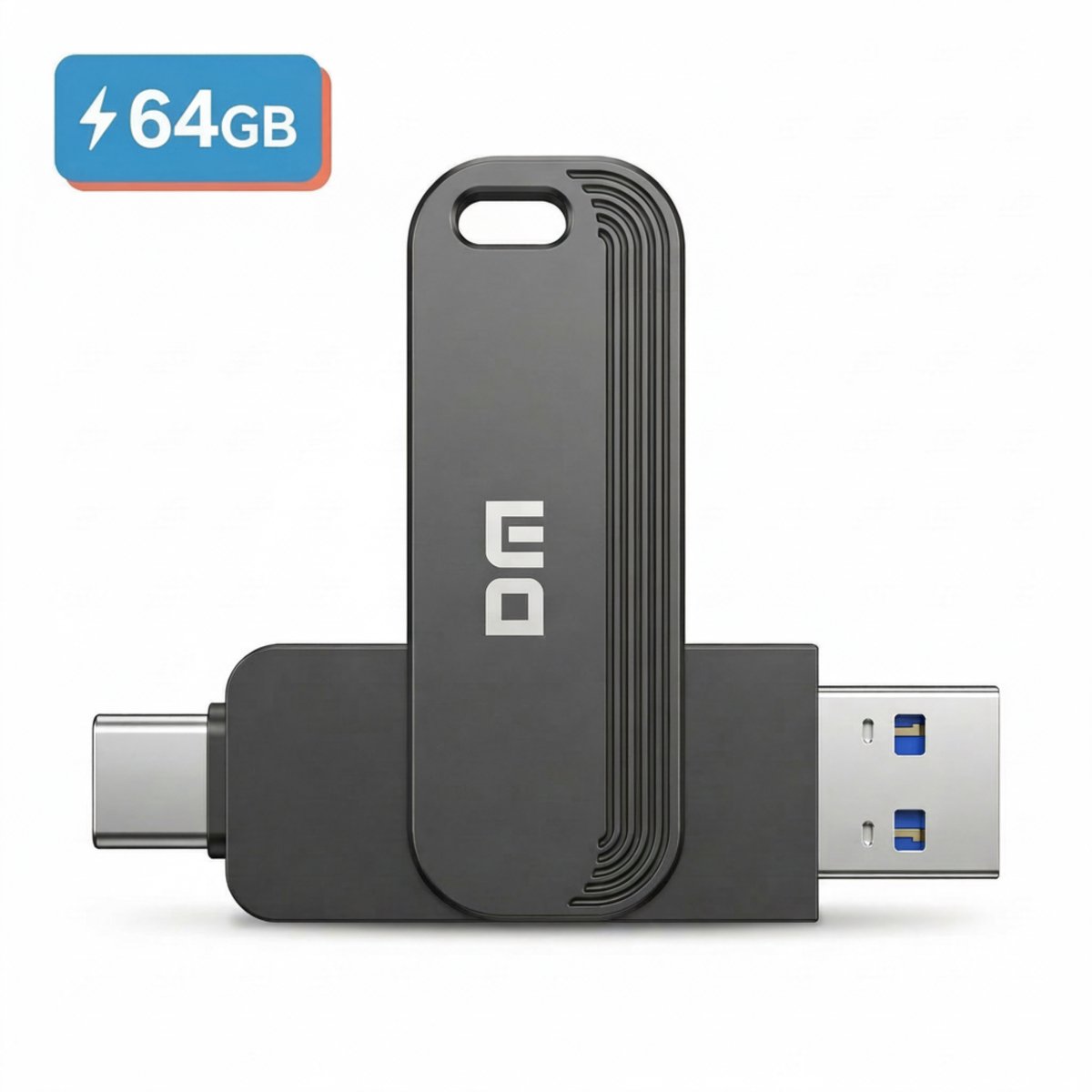 DM USB Stick 64GB - Voor Telefoon - USB C & USB 3.2 Dual Flash Drive - 150MB/s OTG